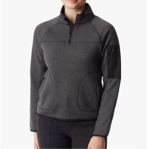 Charcoal Gray Quarter-Zip Pullover